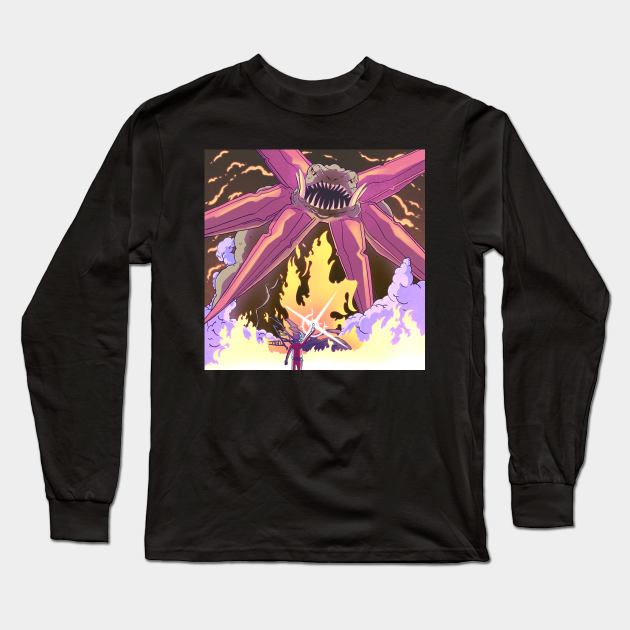 VS Gabora - 80S ANIME AESTHETIC CONCEPT Long Sleeve T-Shirt by Hojyn